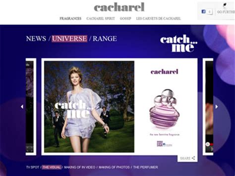 cacharel perfume website